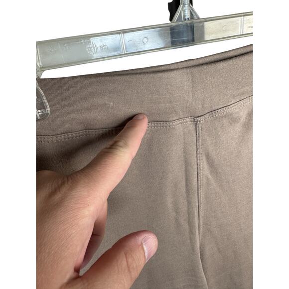 Hasting & Smith Slim Leg Pants PM Petite Taupe Gray Cotton Blend New with Tags - Picture 4 of 8